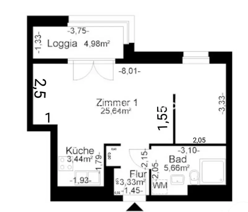 WG-Zimmer mit 65 m² in Berlin – Bild 9
