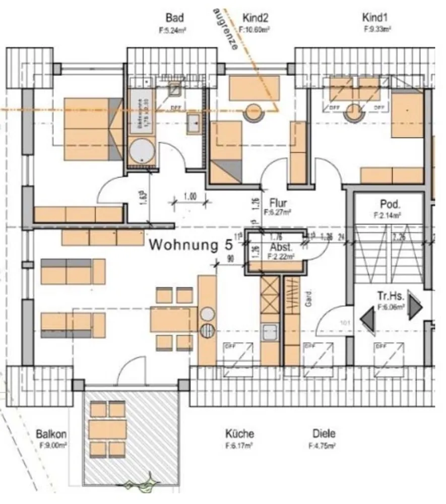 4 Zimmer Wohnung mit 95 m² in Sindelfingen – Bild 2