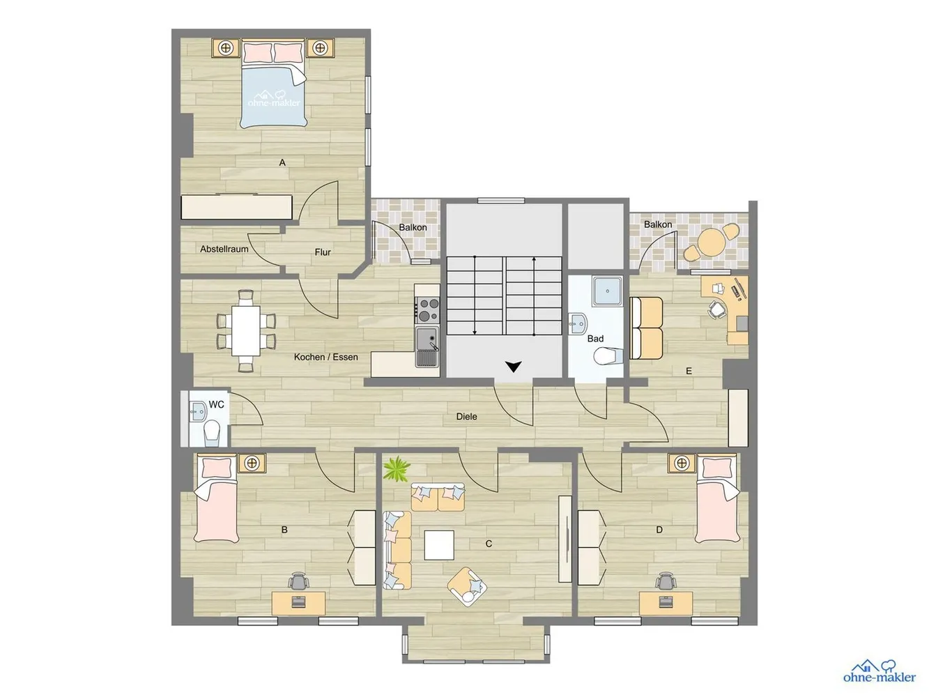 5 room apartment with 141 m² in Brunswick – Photo 7
