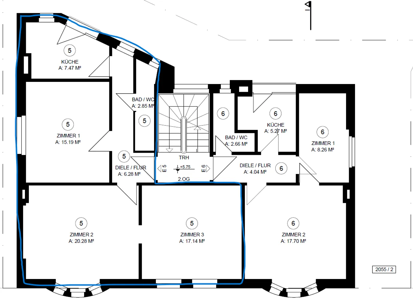 3 Zimmer Wohnung mit 69 m² in Stuttgart – Bild 1