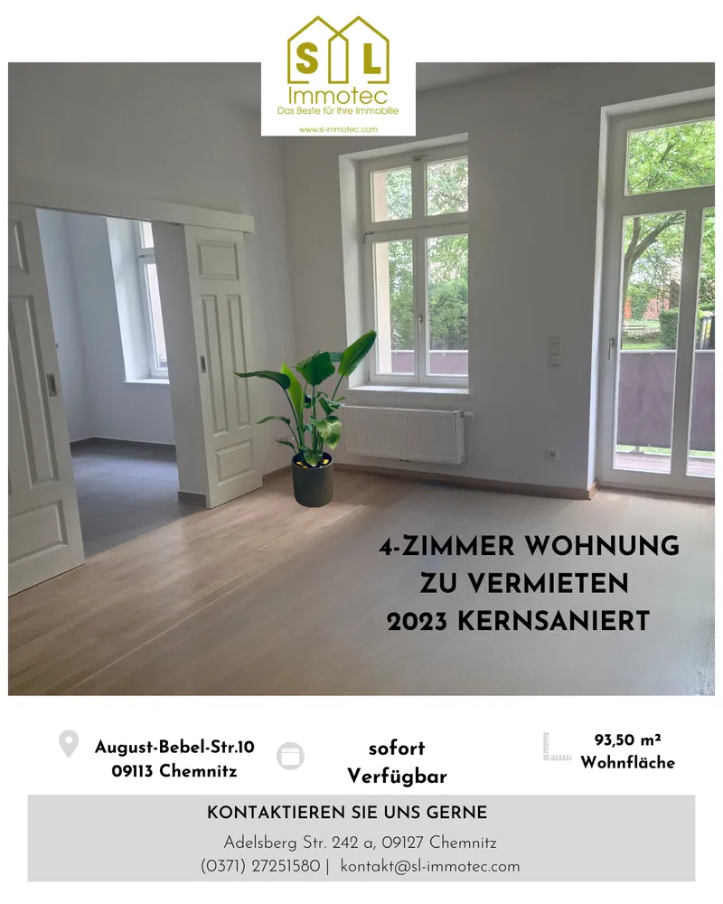 4 room apartment with 94 m² in Chemnitz – Photo 1