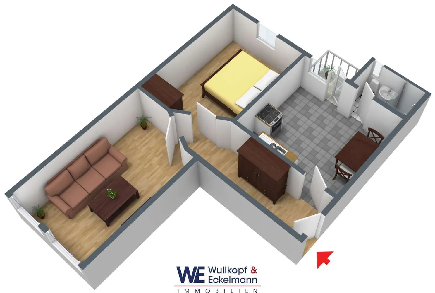 2 Zimmer Wohnung mit 52 m² in Hamburg – Bild 8