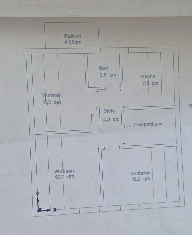 3 Zimmer Wohnung mit 44 m² in Bielefeld – Bild 7
