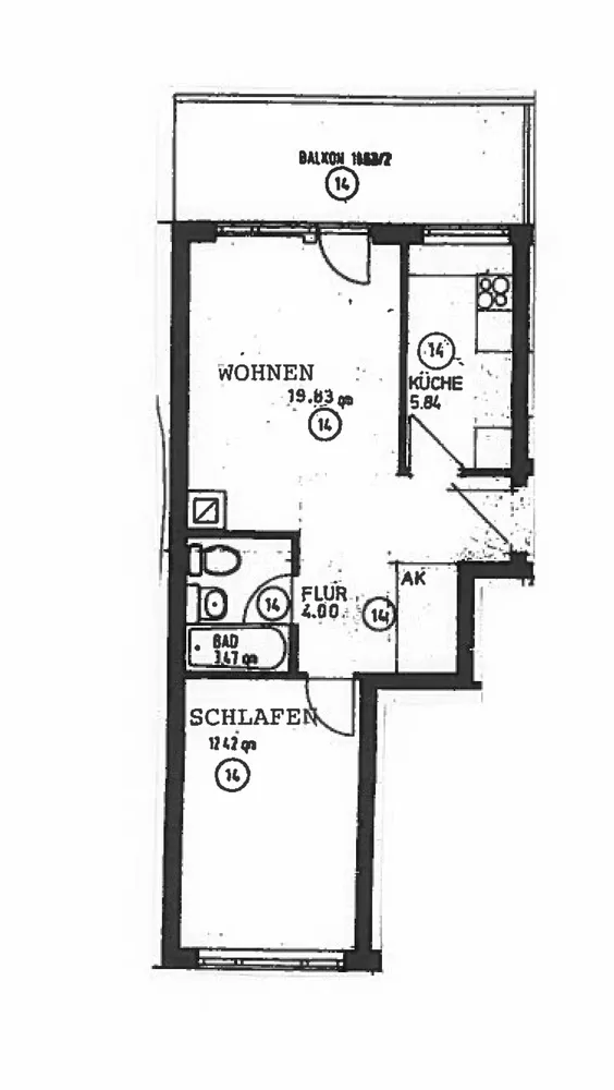 2 Zimmer Wohnung mit 51 m² in München – Bild 8