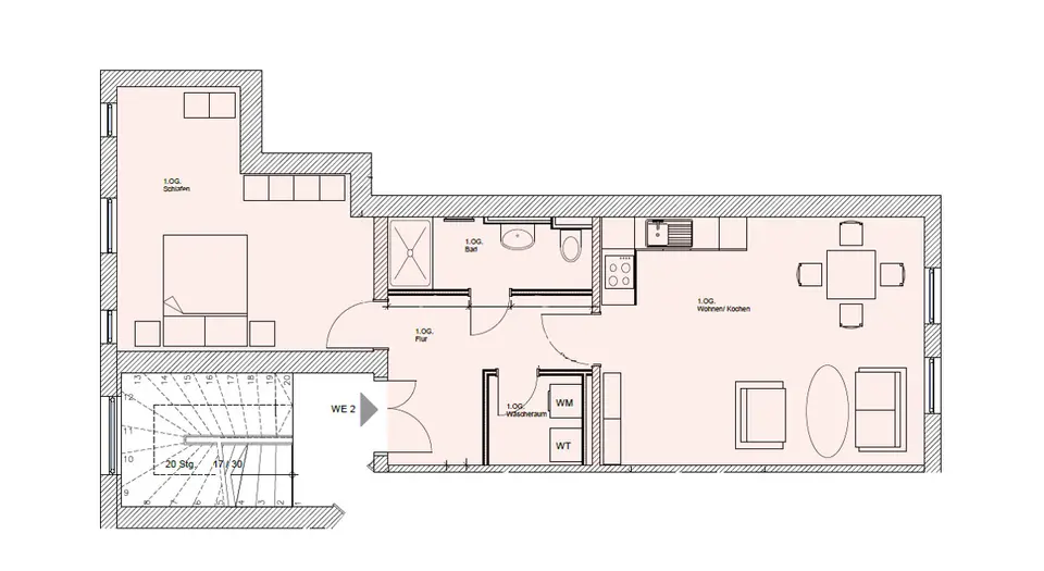 3 Zimmer Wohnung mit 60 m² in Weimar – Bild 5