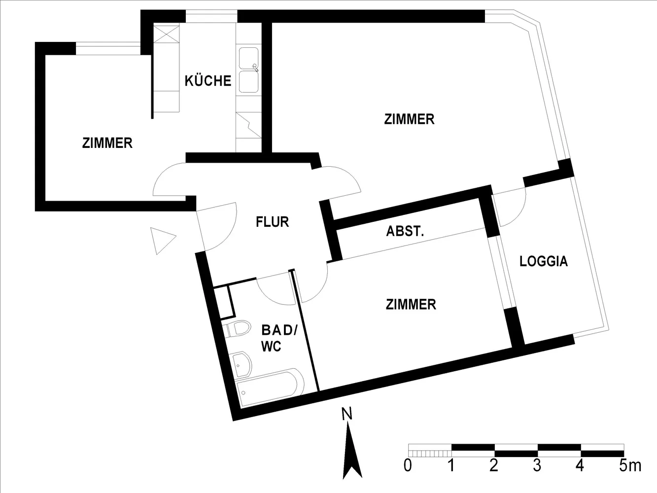 2 Zimmer Wohnung mit 69 m² in Berlin – Bild 2