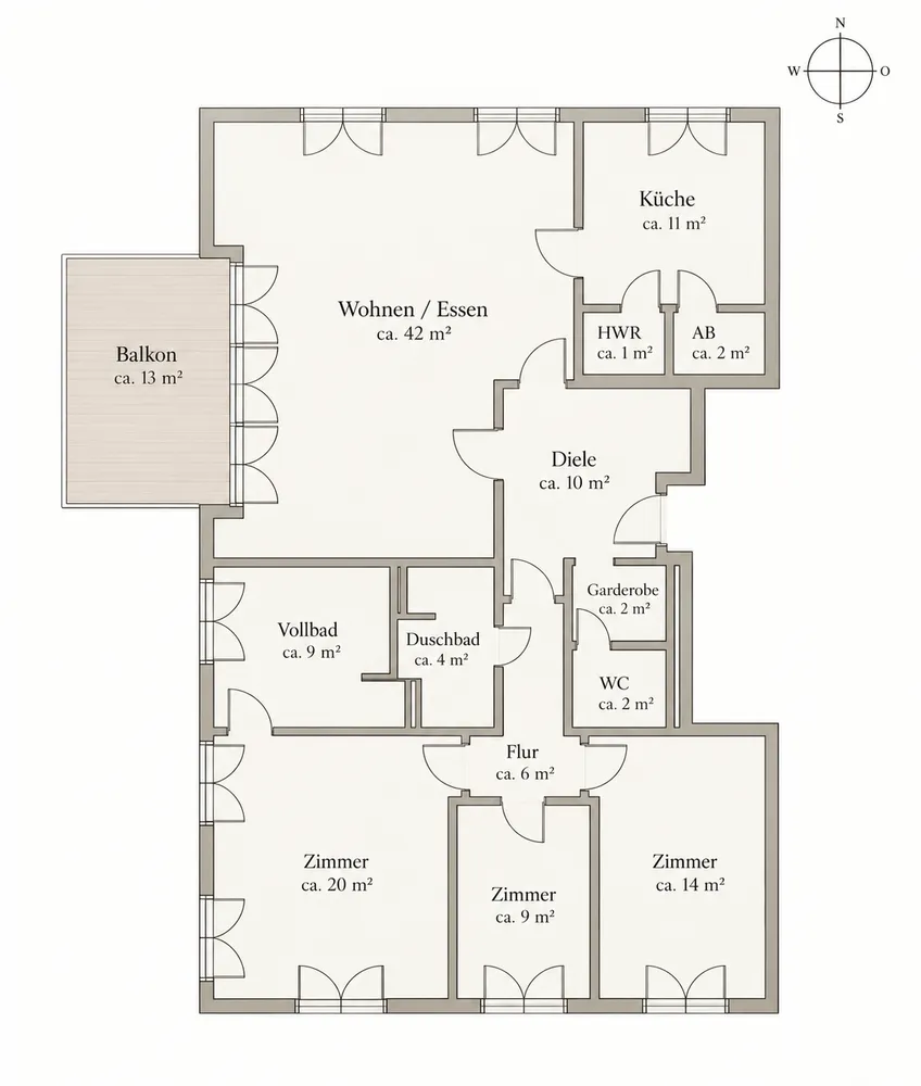 4 Zimmer Wohnung mit 138 m² in Hamburg – Bild 6