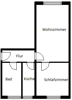 2 Zimmer Wohnung mit 49 m² in Halle (Saale) – Bild 5