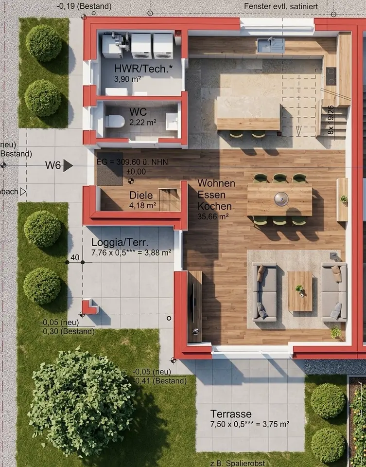 3 Zimmer Wohnung mit 88 m² in Nürnberg – Bild 7