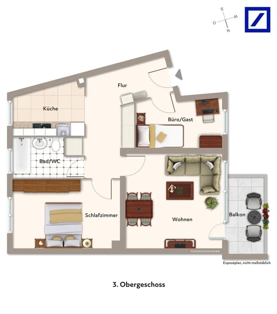 3 Zimmer Wohnung mit 65 m² in Berlin – Bild 7