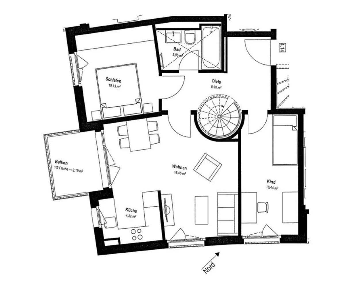 3 Zimmer Wohnung mit 72 m² in München – Bild 10
