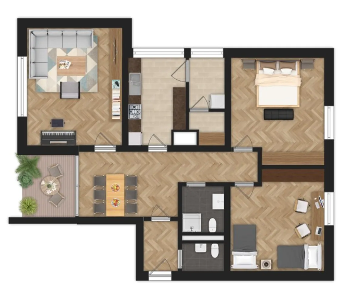 4 room apartment with 92 m² in Bielefeld – Photo 8