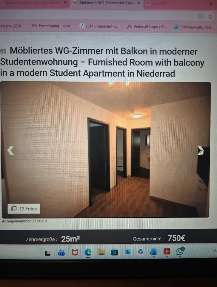 WG-Zimmer mit 30 m² in Frankfurt am Main – Bild 4