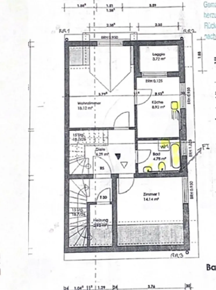 3 Zimmer Wohnung mit 78 m² in Mörfelden-Walldorf – Bild 2