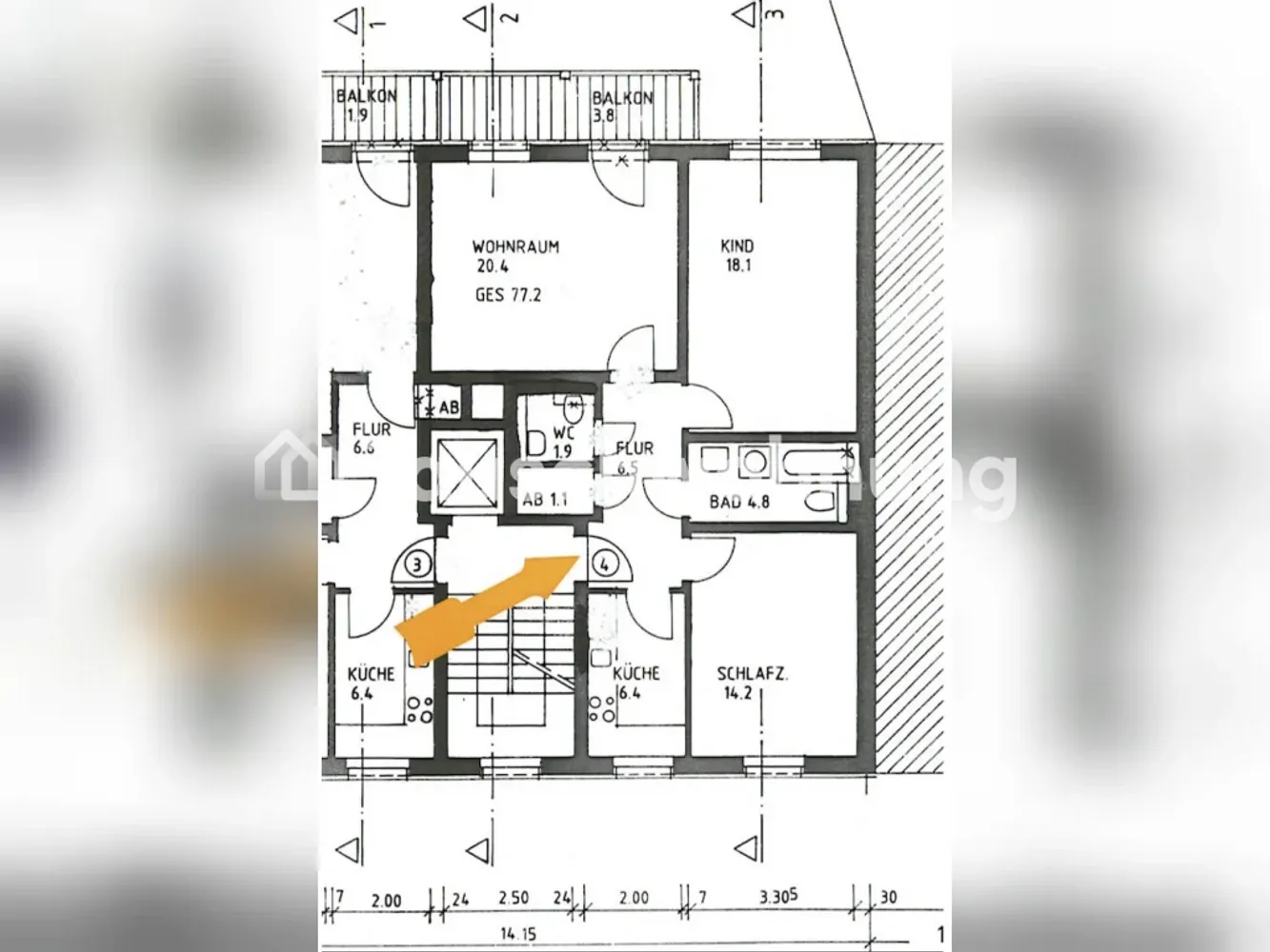 3 room apartment with 80 m² in Munich – Photo 2