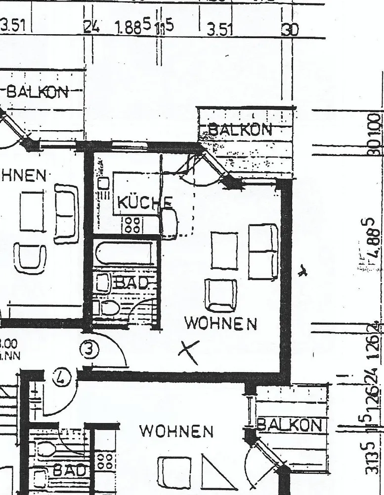 1 Zimmer Wohnung mit 36 m² in Ravensburg – Bild 3