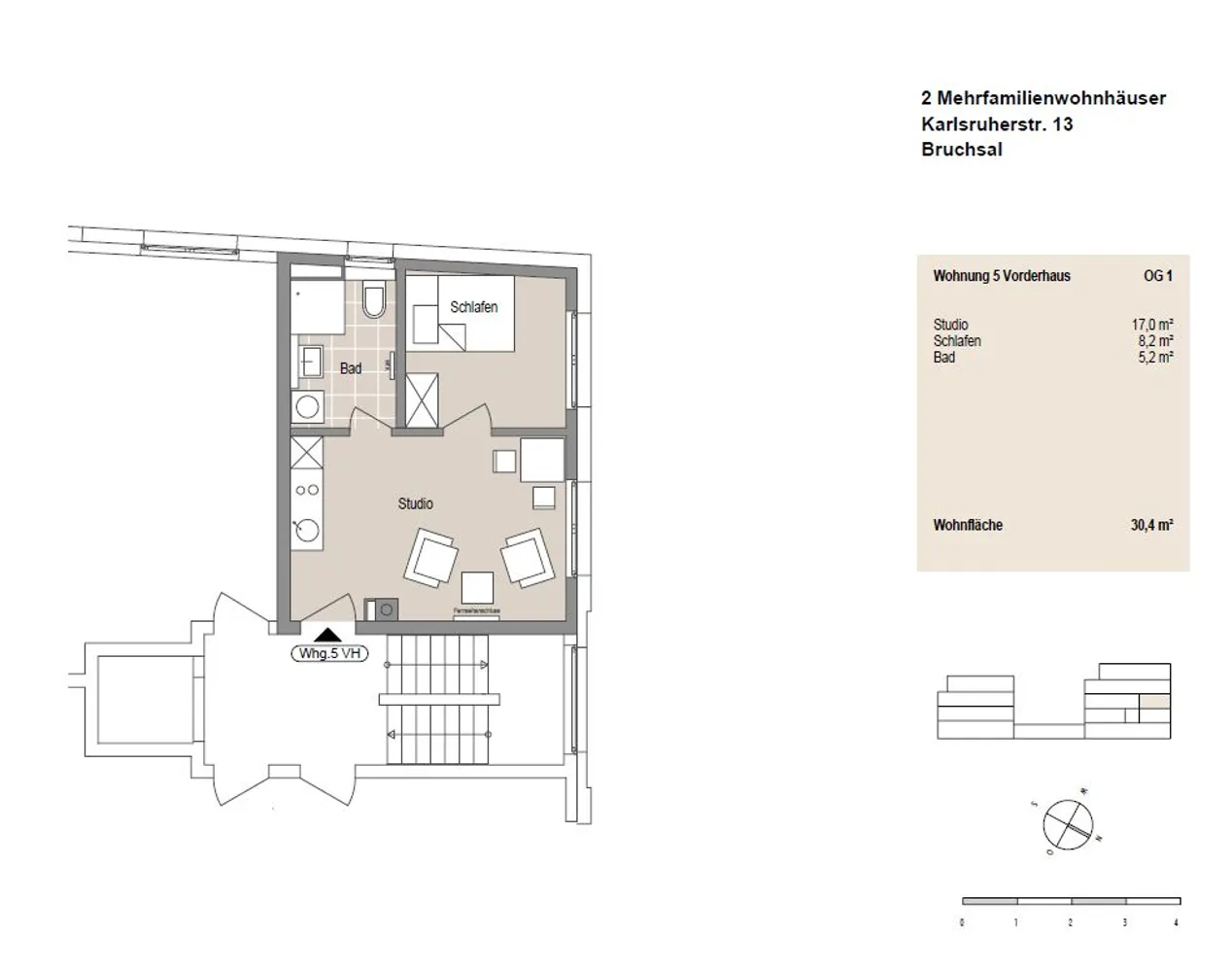 2 Zimmer Wohnung mit 30 m² in Bruchsal – Bild 8
