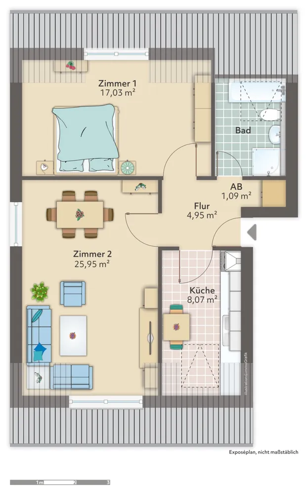 2 Zimmer Wohnung mit 62 m² in Bremen – Bild 7