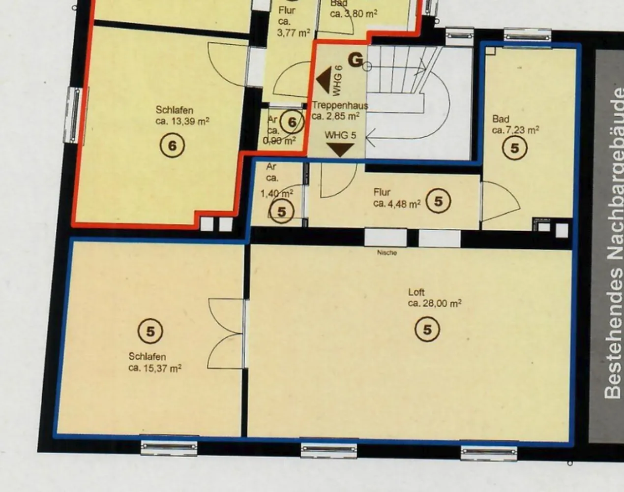 2 Zimmer Wohnung mit 57 m² in Nürnberg – Bild 5