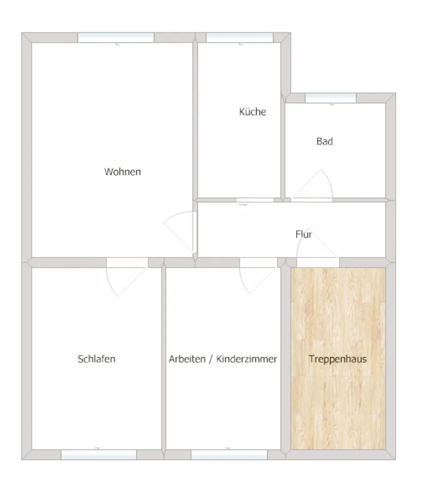 4 Zimmer Wohnung mit 60 m² in Essen – Bild 11