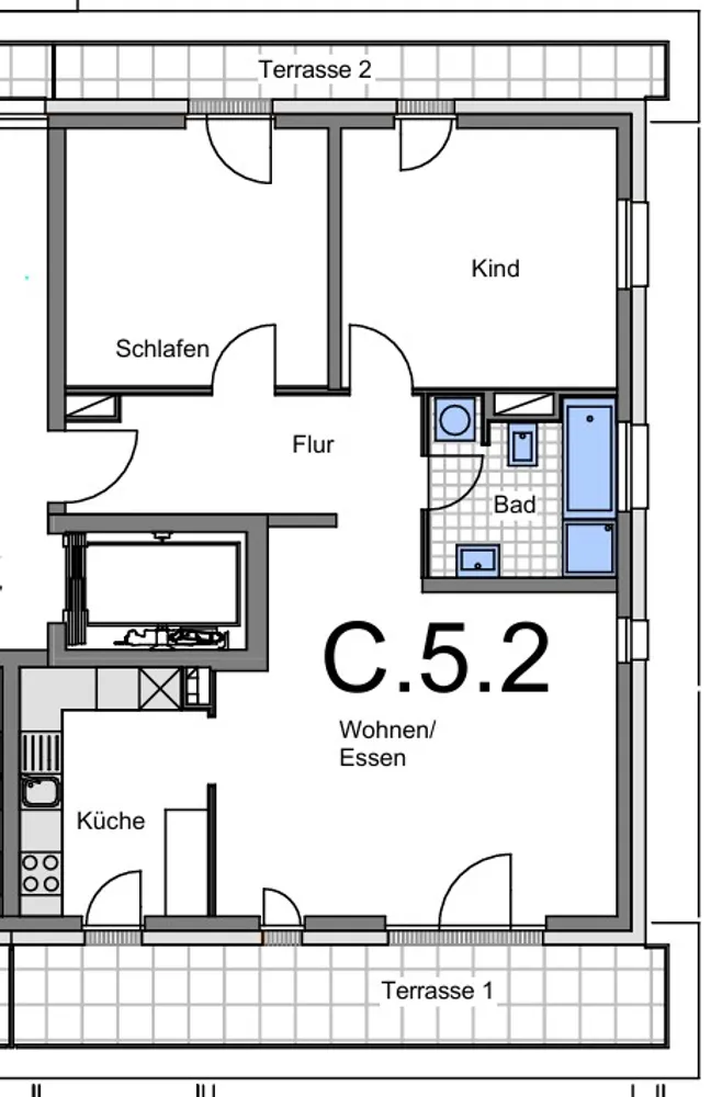 3 Zimmer Wohnung mit 86 m² in Darmstadt – Bild 3