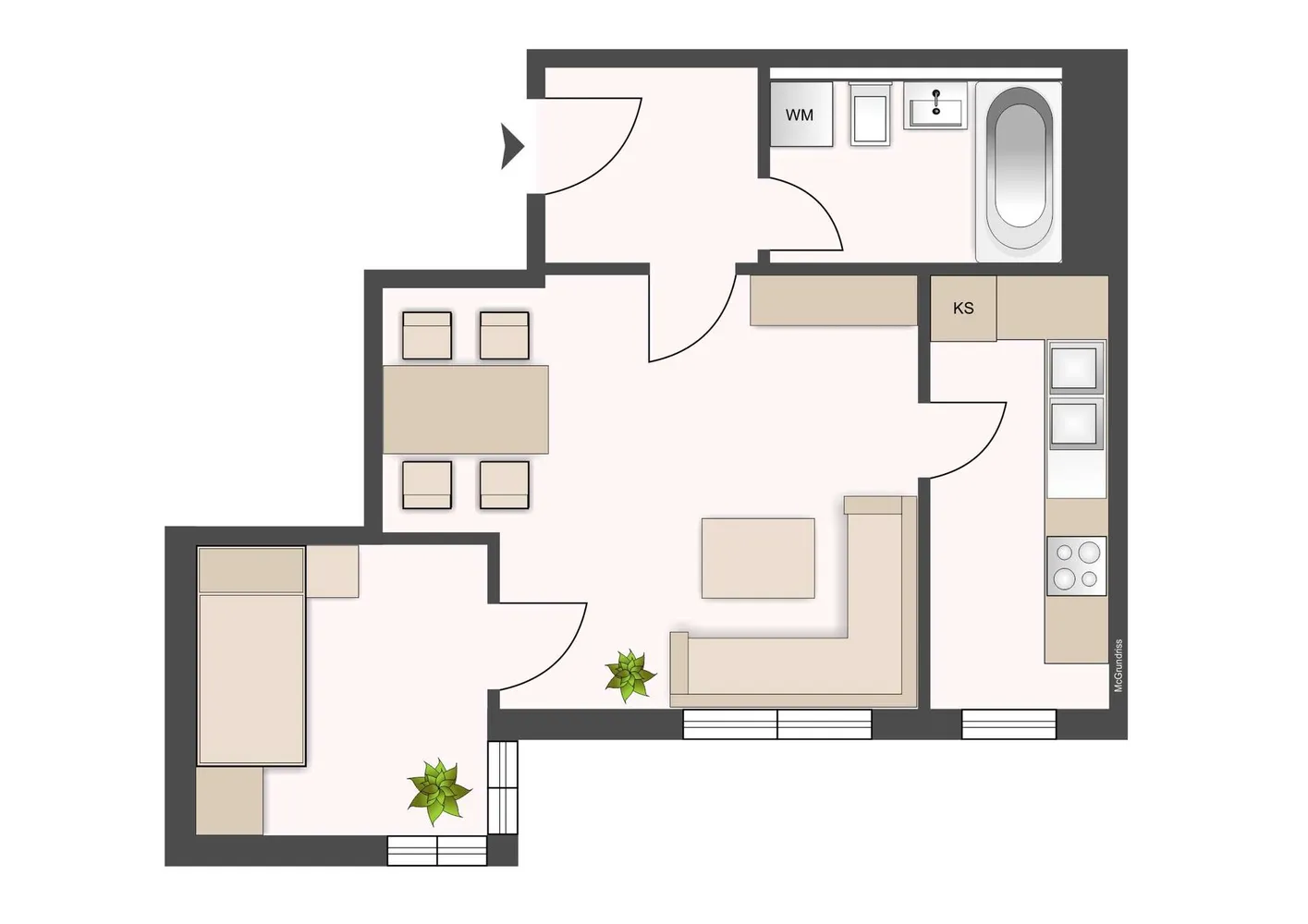 2 Zimmer Wohnung mit 43 m² in Leipzig – Bild 8