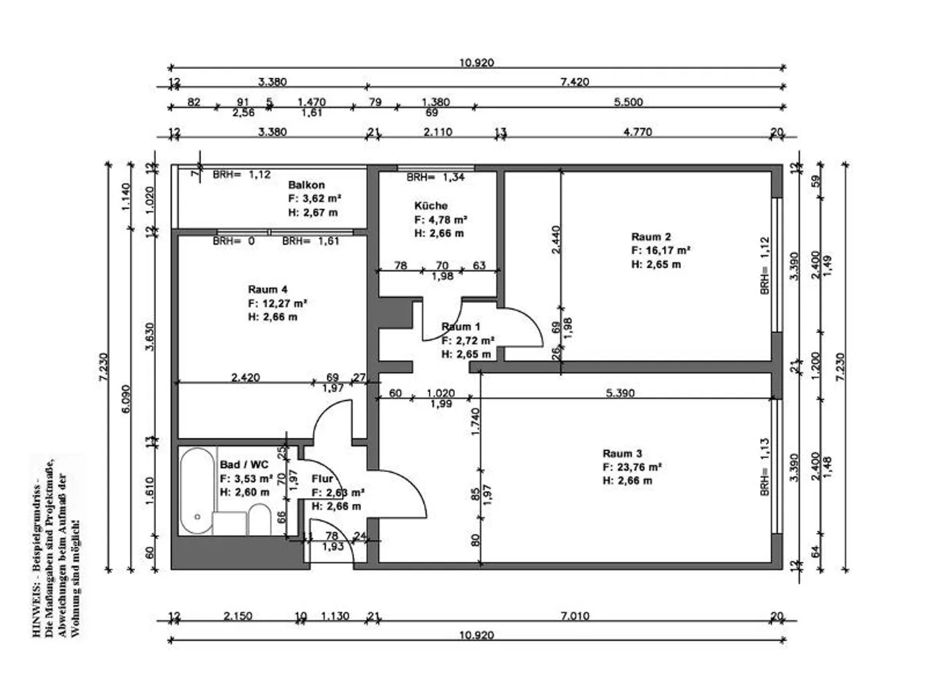 3 Zimmer Wohnung mit 66 m² in Halle (Saale) – Bild 7