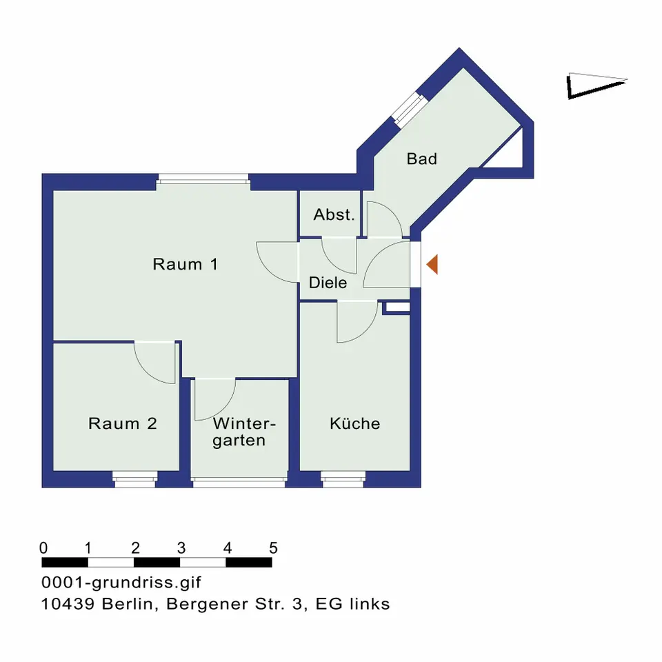 2 Zimmer Wohnung mit 47 m² in Berlin – Bild 6