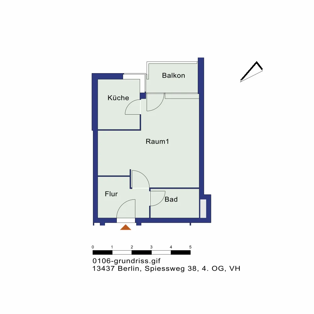 1 Zimmer Wohnung mit 36 m² in Berlin – Bild 8