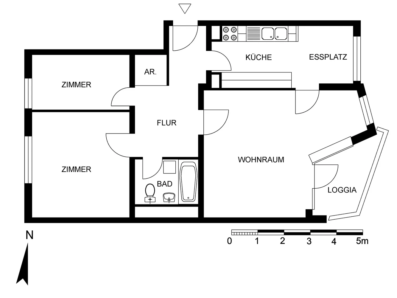 3 room apartment with 76 m² in Berlin – Photo 4