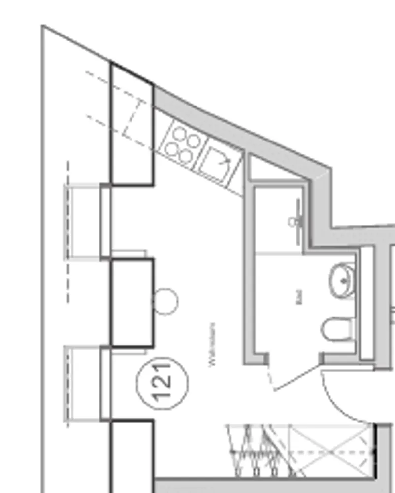 2 Zimmer Wohnung mit 24 m² in Stuttgart – Bild 5