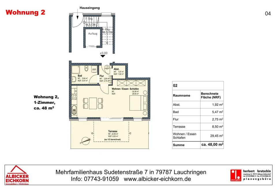 2 Zimmer Wohnung mit 48 m² in Waldshut-Tiengen – Bild 4