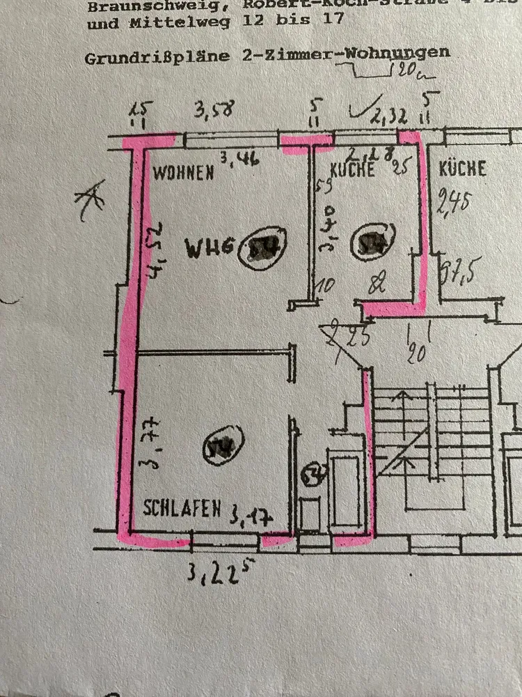 2 Zimmer Wohnung mit 45 m² in Braunschweig – Bild 2