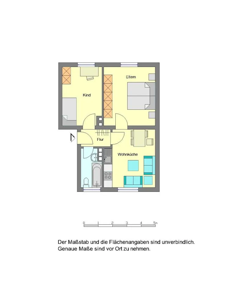 2 Zimmer Wohnung mit 49 m² in Bielefeld – Bild 2