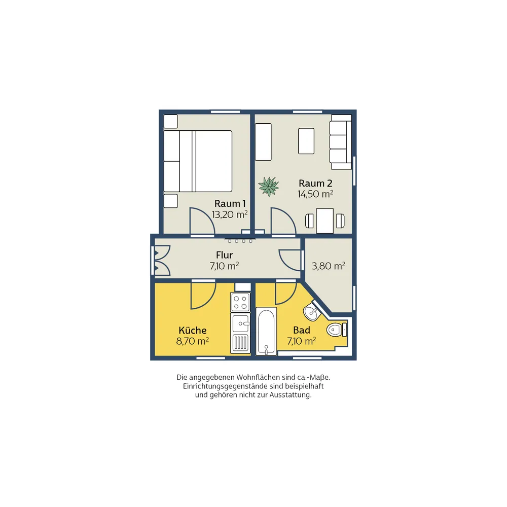 2 Zimmer Wohnung mit 54 m² in Leipzig – Bild 8