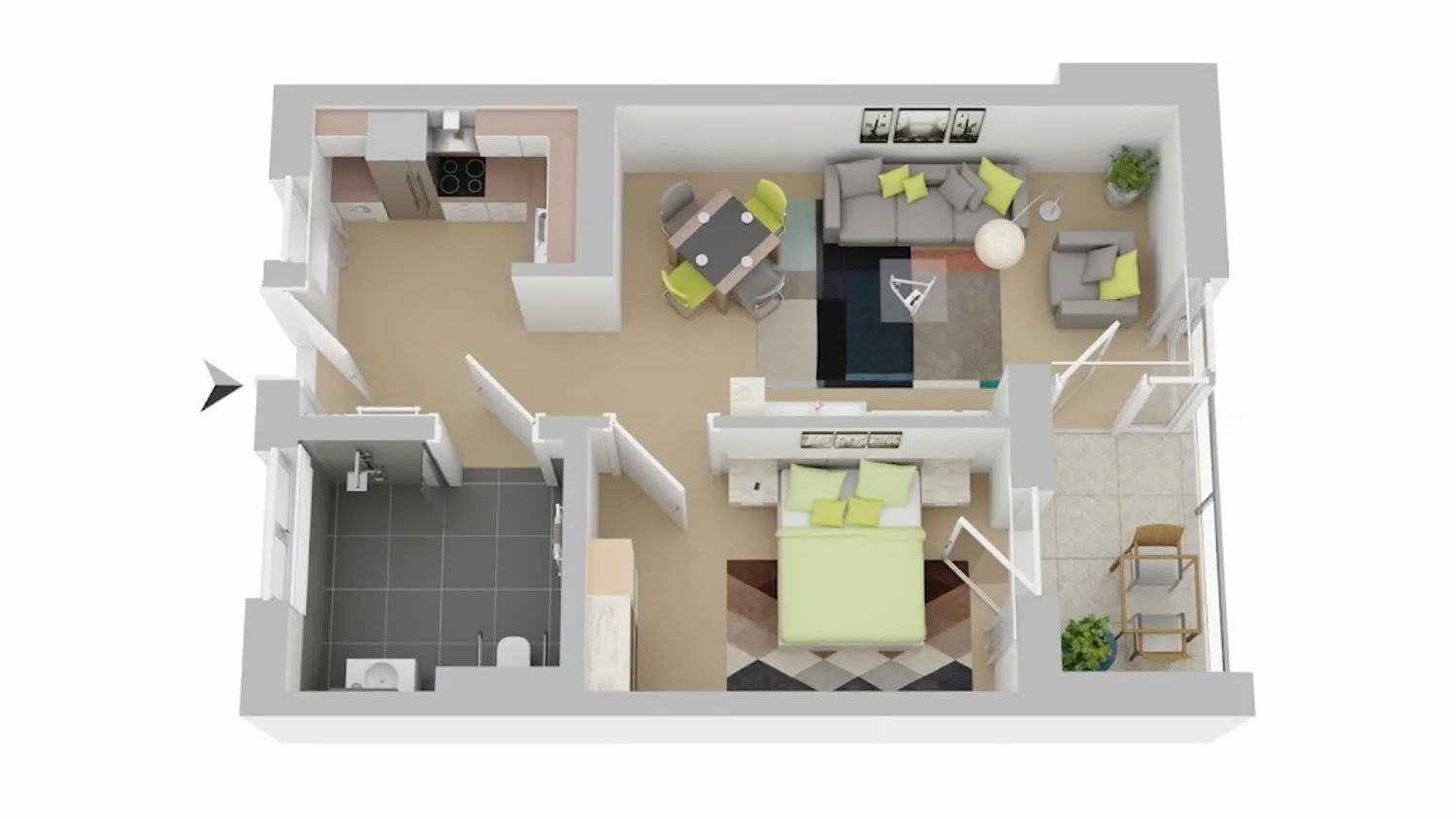 2 Zimmer Wohnung mit 51 m² in Braunschweig – Bild 8