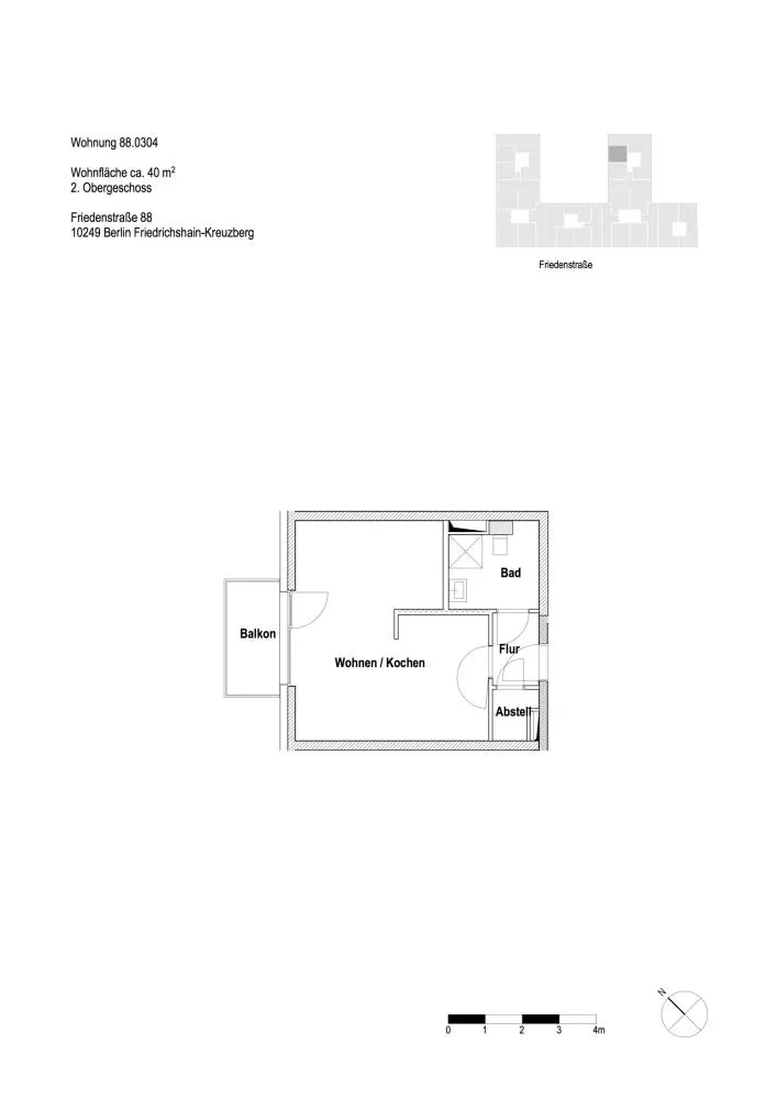1 Zimmer Wohnung mit 40 m² in Berlin – Bild 2