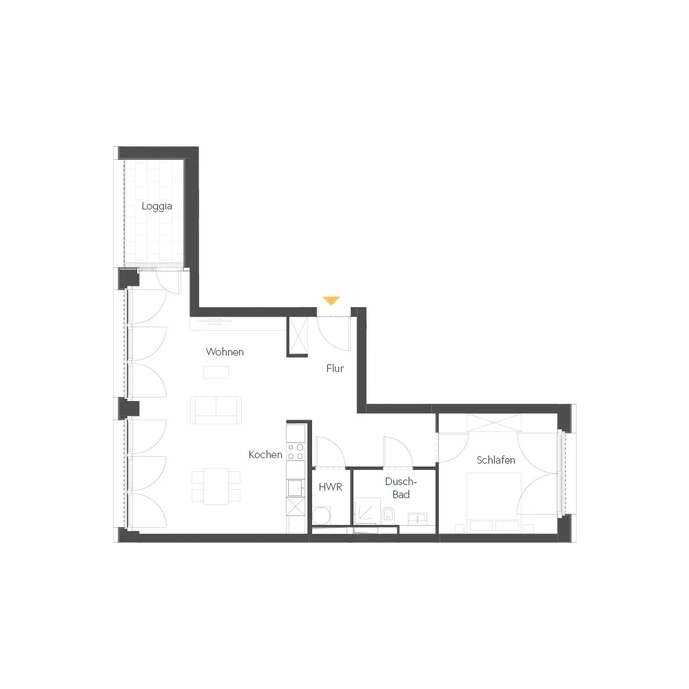 2 Zimmer Wohnung mit 83 m² in Berlin – Bild 2