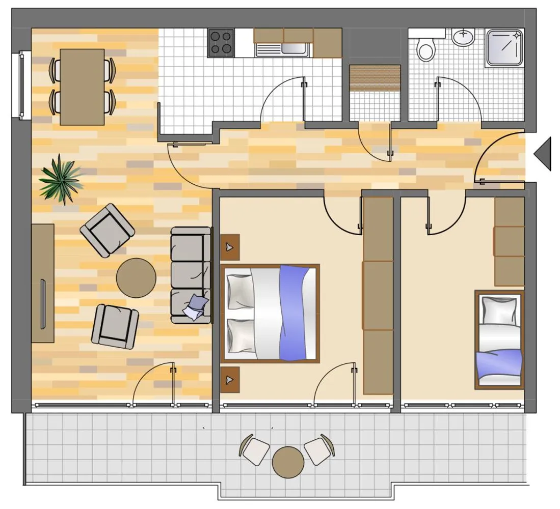 3 Zimmer Wohnung mit 81 m² in Ratingen – Bild 2