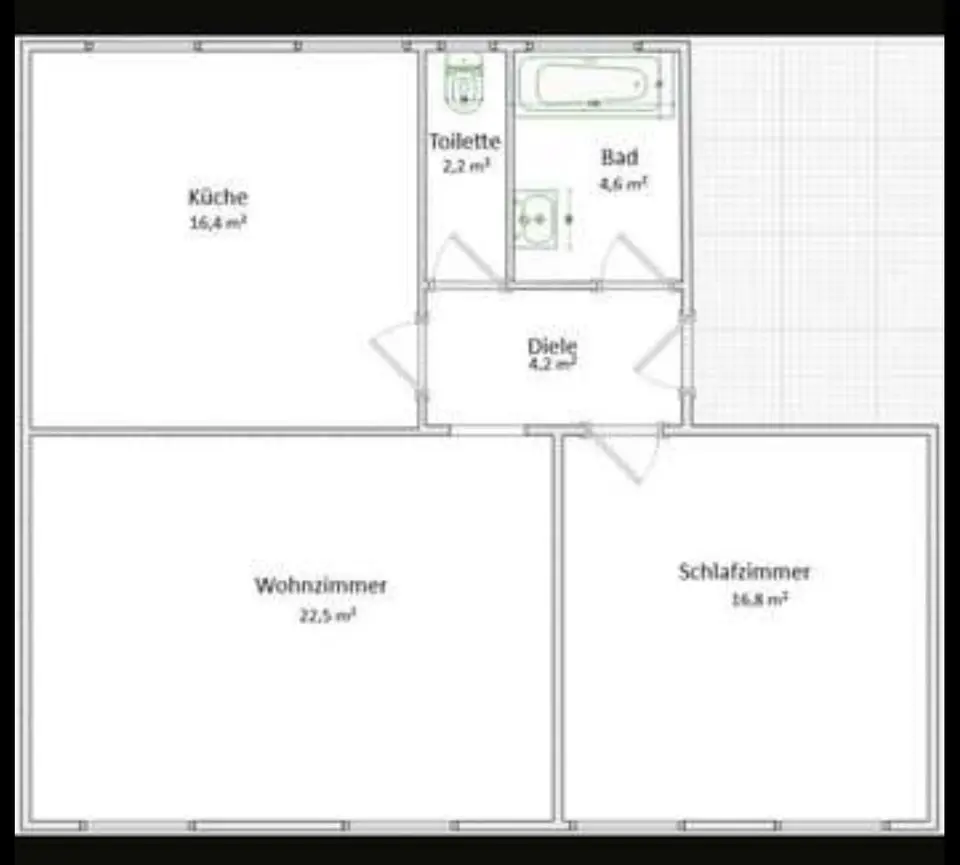 3 Zimmer Wohnung mit 67 m² in Krefeld – Bild 7