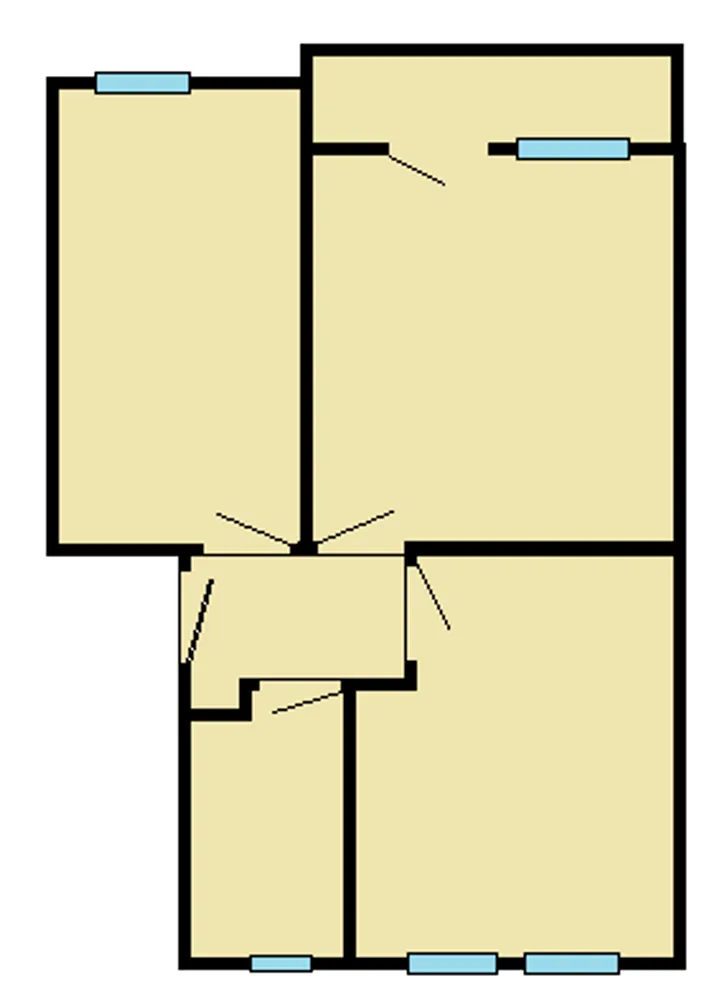 2 room apartment with 55 m² in Bitterfeld-Wolfen – Photo 4