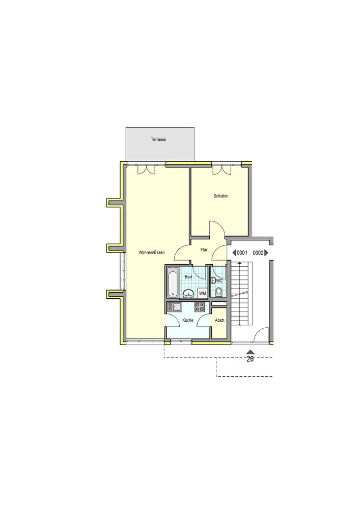 2 Zimmer Wohnung mit 64 m² in Esslingen am Neckar – Bild 2