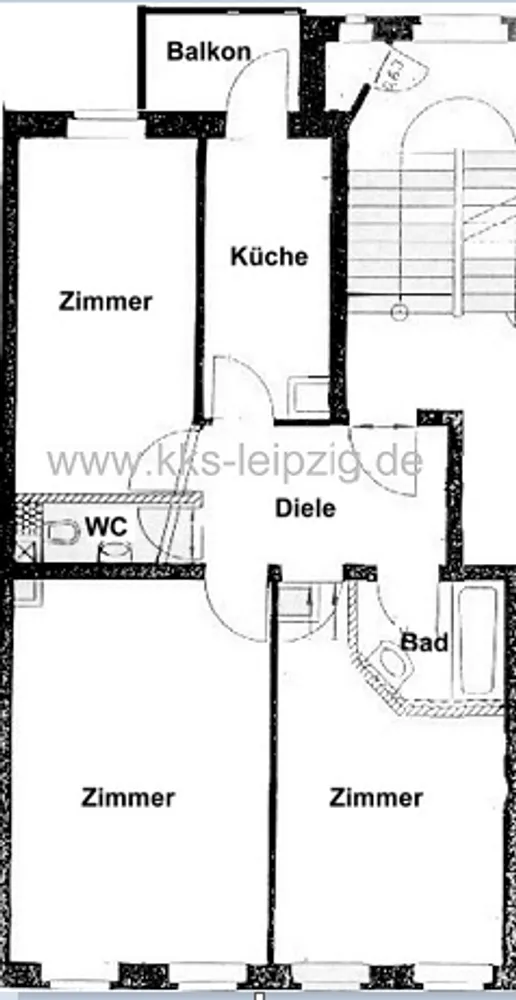 3 Zimmer Wohnung mit 72 m² in Leipzig – Bild 5