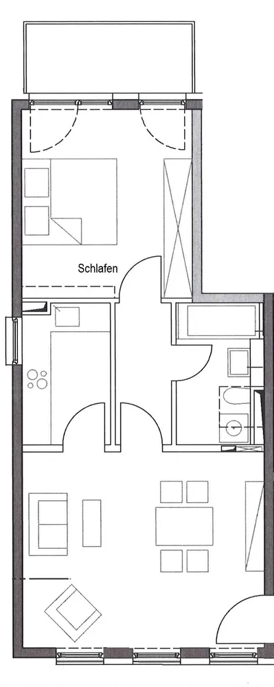 2 Zimmer Wohnung mit 52 m² in München – Bild 6