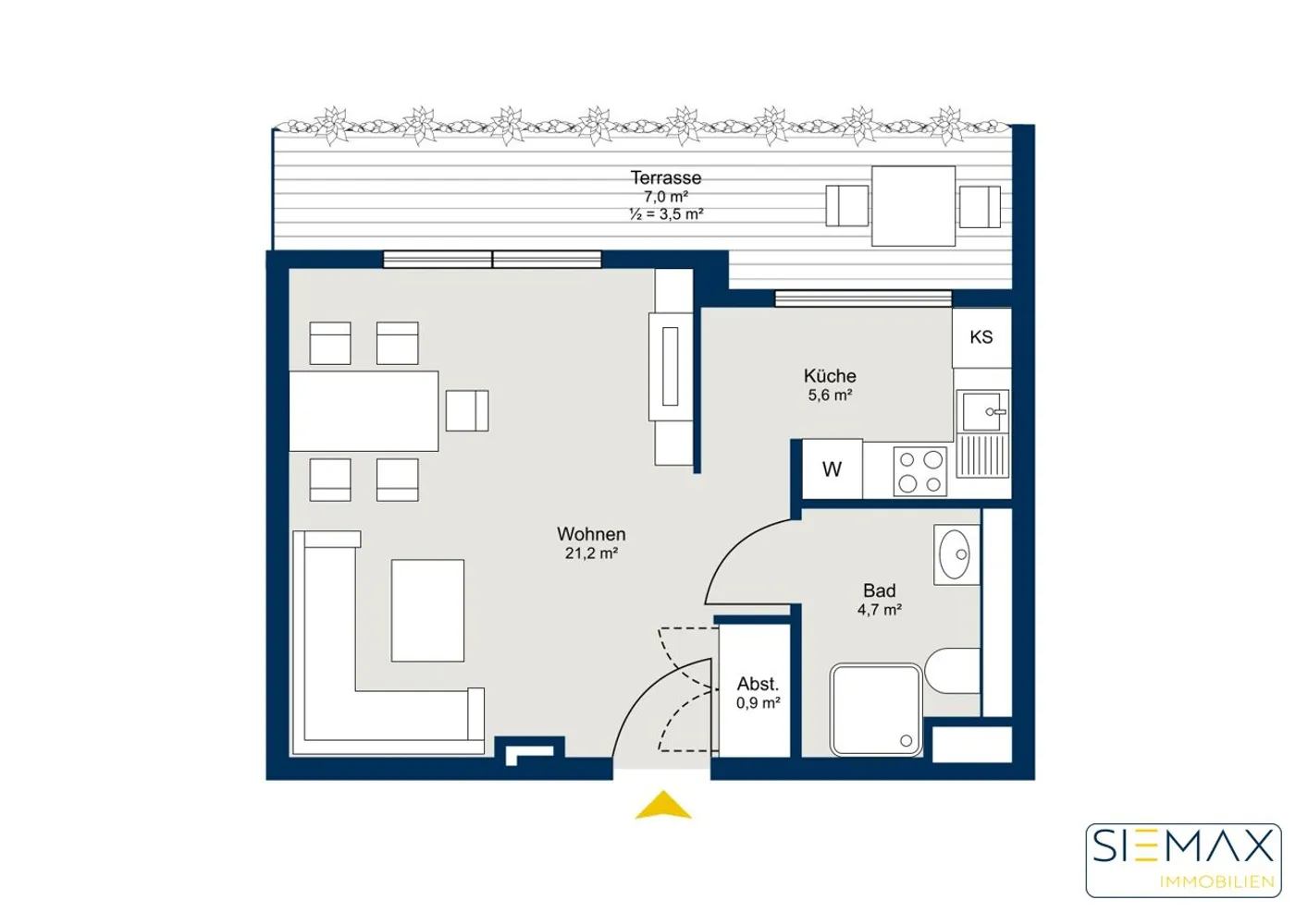 1 room apartment with 36 m² in Berlin – Photo 5