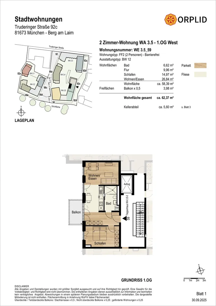 2 Zimmer Wohnung mit 62 m² in München – Bild 12