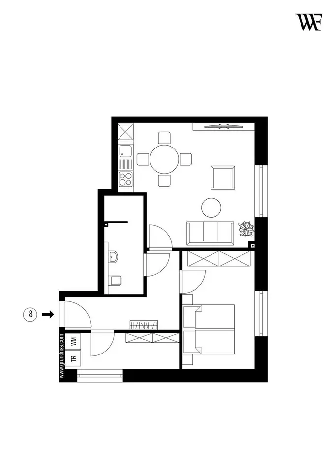2 Zimmer Wohnung mit 54 m² in Oldenburg – Bild 4
