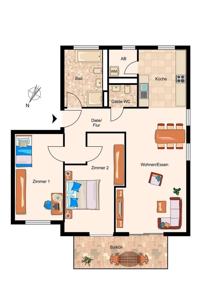 3 Zimmer Wohnung mit 92 m² in Bad Kreuznach – Bild 11