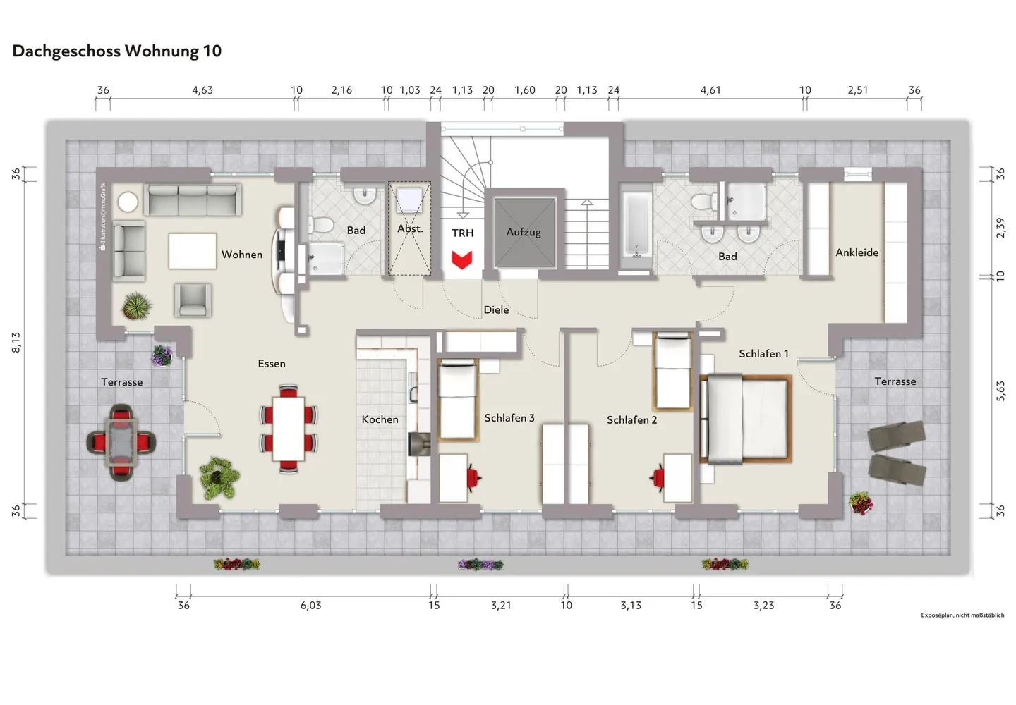 4 Zimmer Wohnung mit 157 m² in Mainz – Bild 10