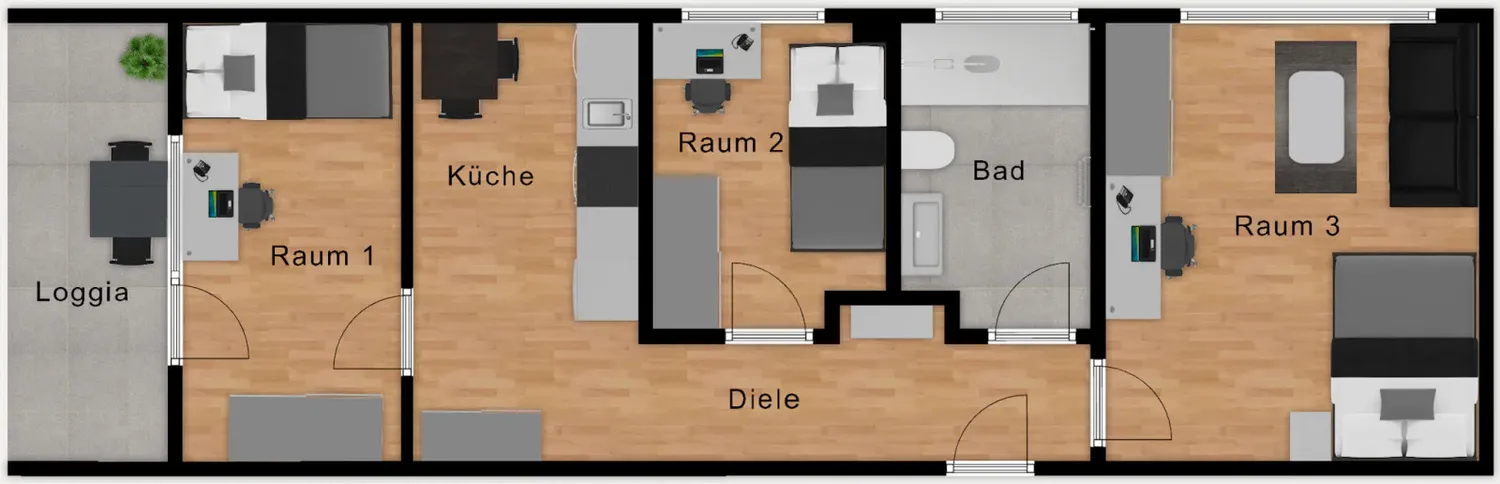 WG-Zimmer mit 16 m² in München – Bild 5